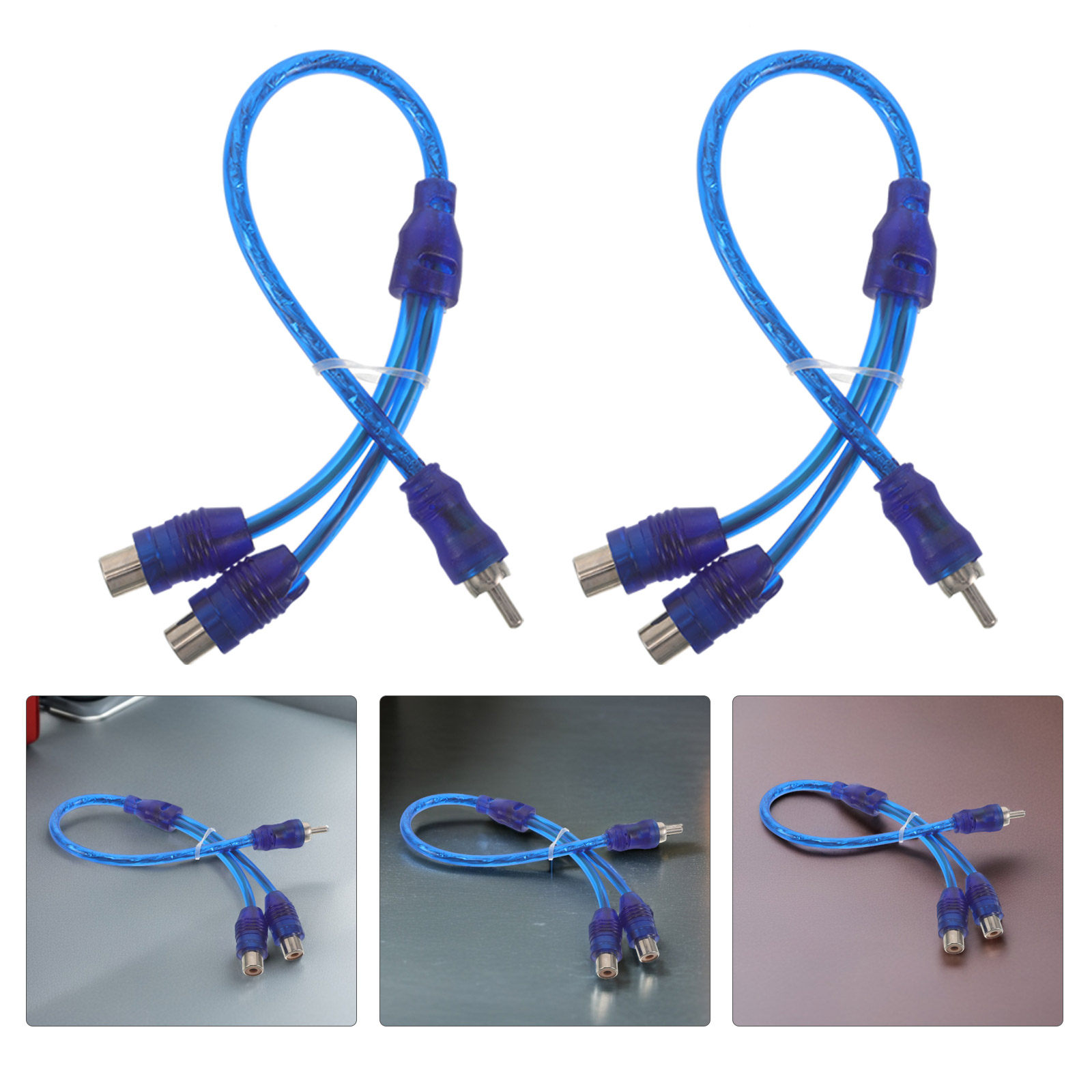 Audio Splitter Y - 10Pcs Rca Y Splitter Cable 1