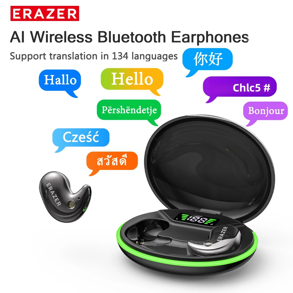 Usb C Earphone - EARZER XF58 In-Ear Bluetooth Headphones With