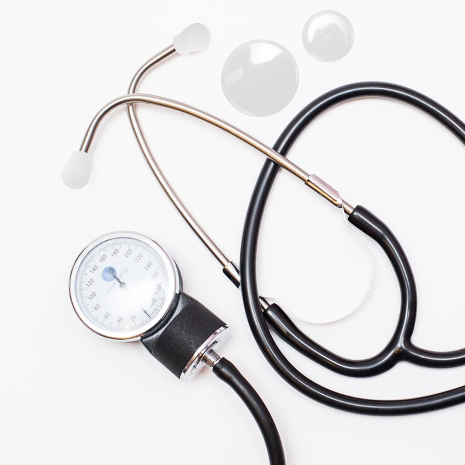 1Set Silicone Stethoscope Earp - Silicone Ear Tip Replacement 评论和价格