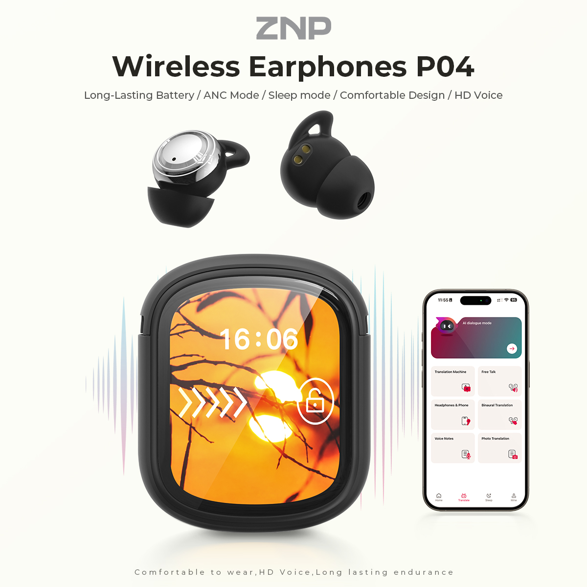 ZNP P04 Sleeping Aid Earbuds A - Usb C Earphone 评论和价格