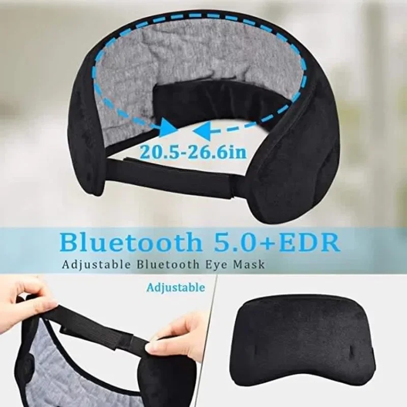 3D Eye Mask Bluetooth Headphon - Bluetooth Headset On Ear 评论和价格