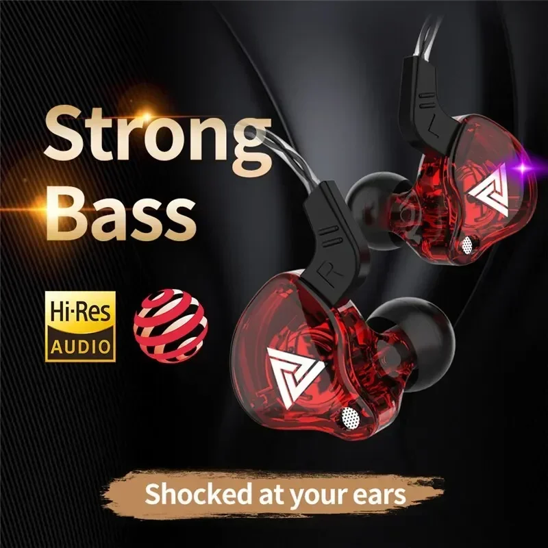 Original QKZ AK6 Copper Driver - Wired Earphone Mic 评论和价格