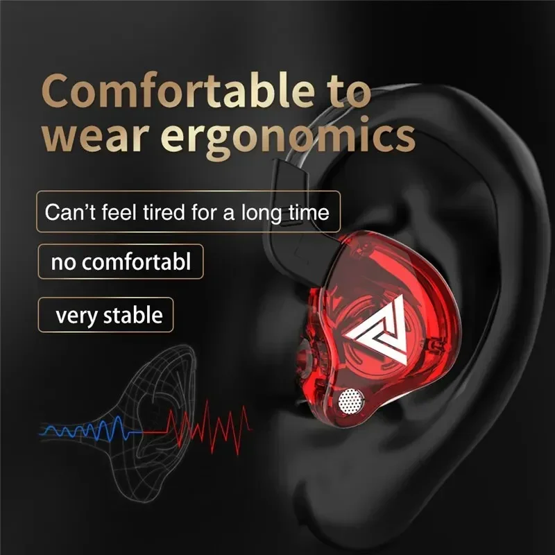 Original QKZ AK6 Copper Driver - Wired Earphone Mic 评论和价格