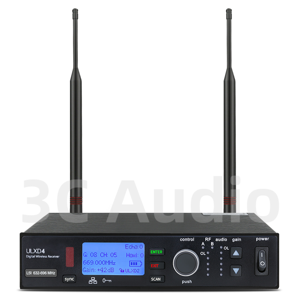 ULXD4-SLXD 500/600MHz Professi - Shure Mic Sm58 评论和价格